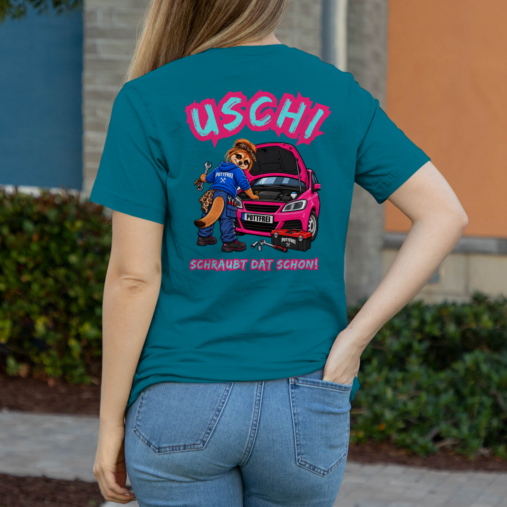 USCHI, SCHRAUBT DAT SCHON! - Schrauber Damen T-Shirt