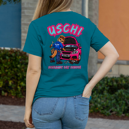 USCHI, SCHRAUBT DAT SCHON! - Schrauber Damen T-Shirt