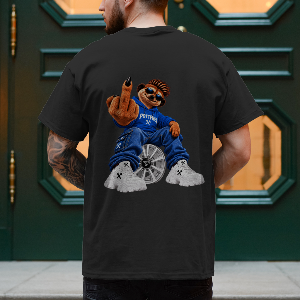 MANNI! RUHRPOTT KERL MIT HALTUNG! - T-Shirt-Herren