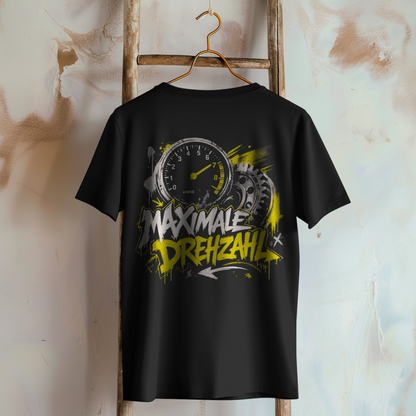 „Maximale Drehzahl“ –  Damen T-Shirt ZeitBlech