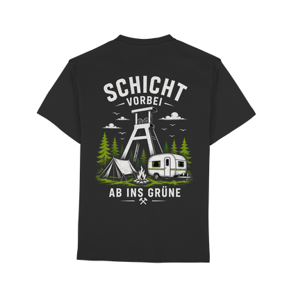 SCHICHT VORBEI AB INS GRÜNE - Premium Classic T-Shirt