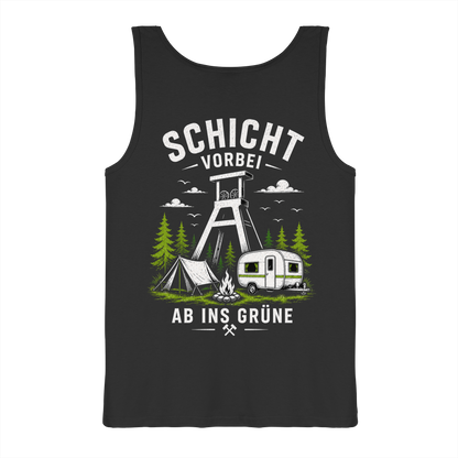 SCHICHT VORBEI AB INS GRÜNE - Tank-Top