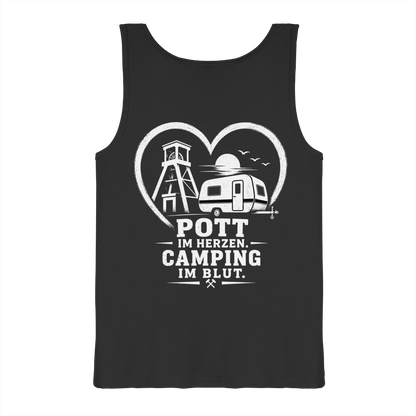 POTT IM HERZEN. CAMPING IM BLUT - Tank-Top
