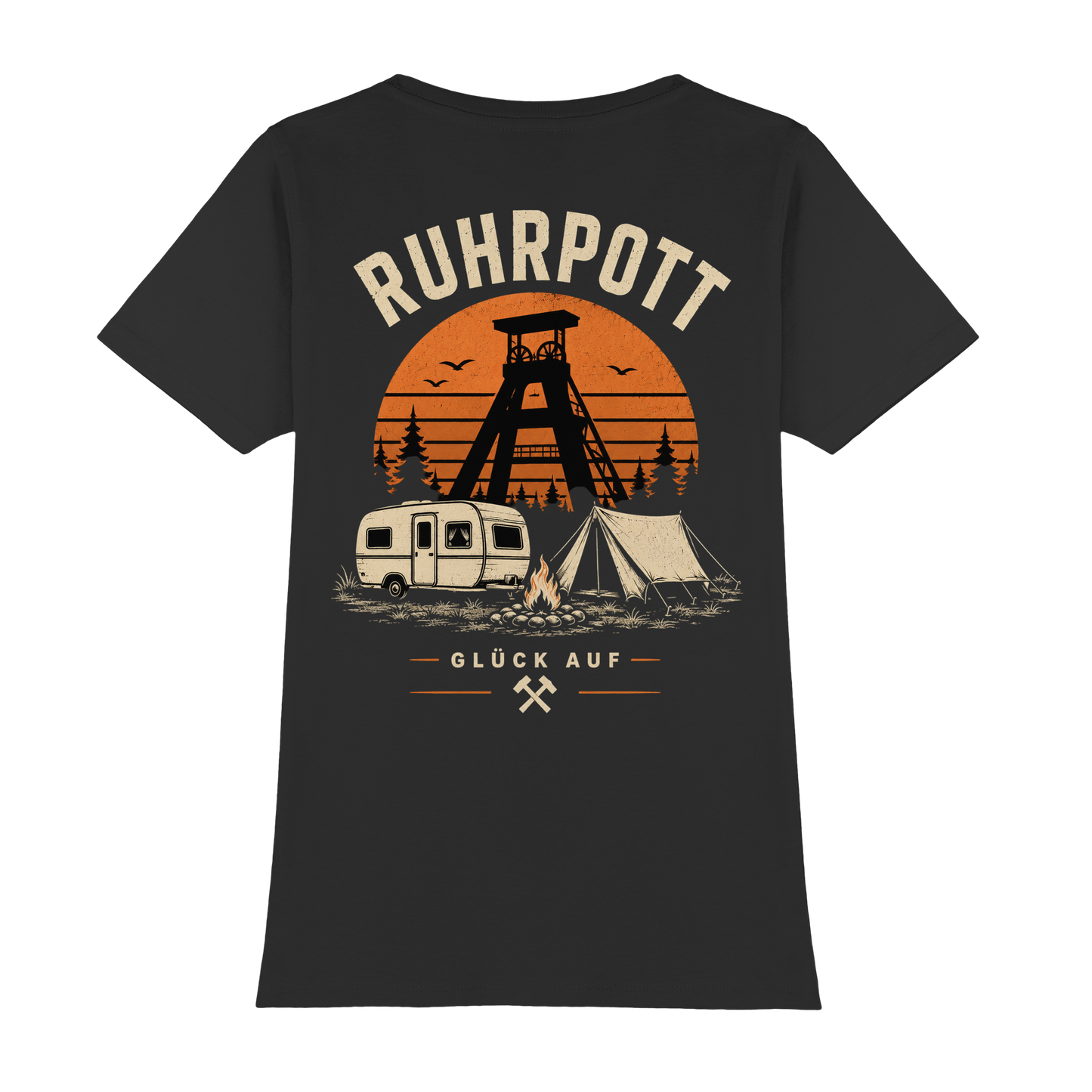 RUHRPOTT - GLÜCKAUF - Womens Premium Classic T-Shirt