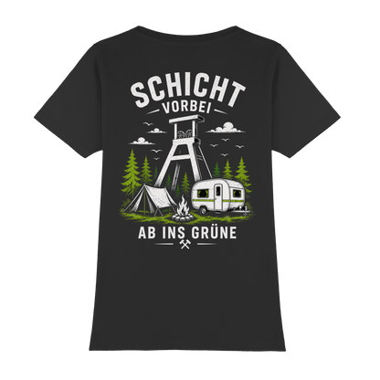 SCHICHT VORBEI AB INS GRÜNE - Womens Premium Classic T-Shirt